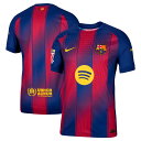 【公式グッズ】ラ・リーガ バルセロナ ホーム ユニフォーム (オーセンティック) Nike/ナイキ メンズ ネイビー (NIK 25/26 Men's Match Authentic Jersey w/ Patch)(4)