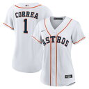 【公式グッズ】MLB アストロズ カルロス・コレア ホーム ユニフォーム (レプリカ) Nike/ナイキ レディース ホワイト (Women's Nike 1....