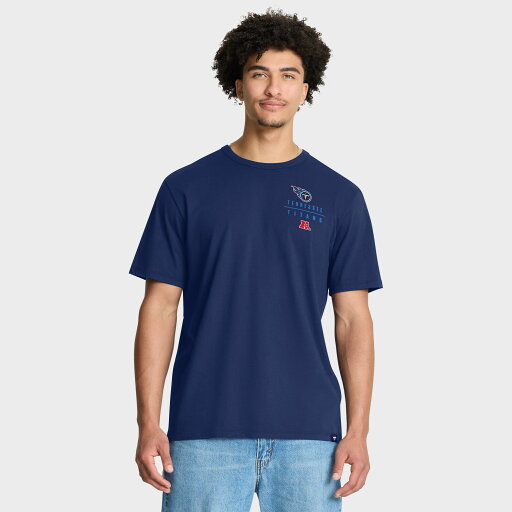 【公式グッズ】NFL タイタンズ Tシャツ Fanatics/ファナティクス メンズ ネイビー (FANATICS LEGACY COTTON SS TEE) 【公式グッズ】NFL タイタンズ Tシャツ Fanatics/ファナティクス メンズ ネイビー (FANATICS LEGACY COTTON SS TEE)