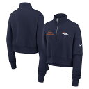 【公式グッズ】NFL ブロンコス ジップアップ トレーナー Nike/ナイキ レディース ネイビー (25 Women's Nike Primetime Pho...