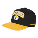 【公式グッズ】NFL スティーラーズ スナップバック キャップ Outerstuff キッズサイズ ブラック (NFL Youth Essentials Flat Brim Snapback)