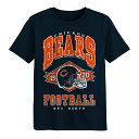 【公式グッズ】NFL ベアーズ Tシャツ Outerstuff トドラー・幼児サイズ ネイビー (NFL Juvenile Kick Off SST - R)(4)