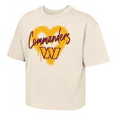 【公式グッズ】NFL コマンダーズ Tシャツ Outerstuff キッズサイズ クリーム (NFL Girls Spray Heart SST)