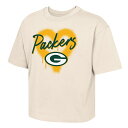 【公式グッズ】NFL パッカーズ Tシャツ Outerstuff キッズサイズ クリーム (NFL Girls Spray Heart SST)