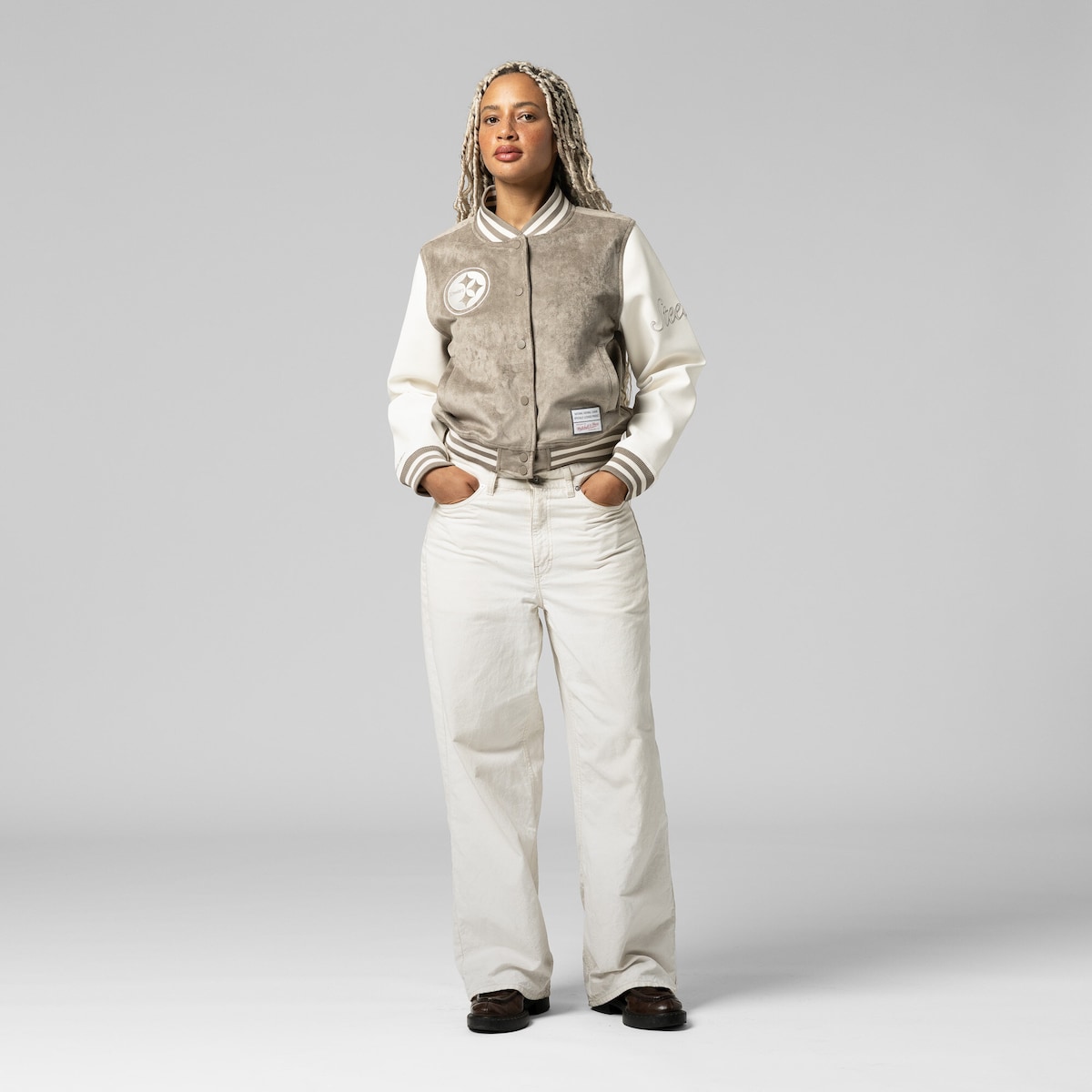 ڸåNFL ƥ顼 㥱å Mitchell & Ness/ߥåͥ ǥ (NFL Womens MNC Varsity ...