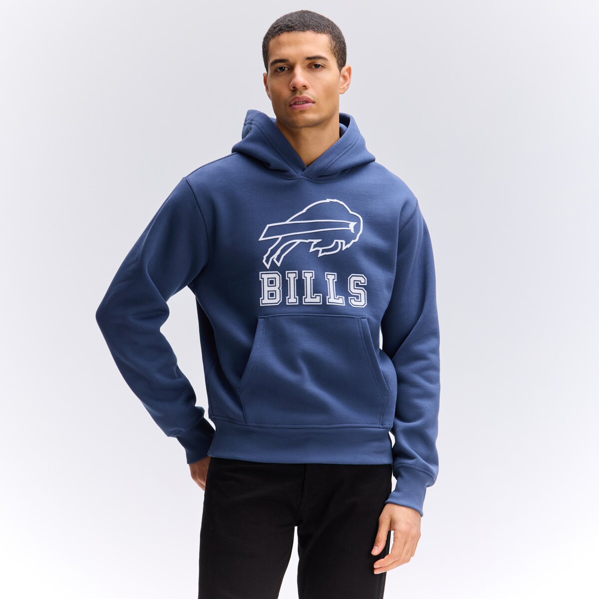 NFL ビルズ フリース パーカー Fanatics/ファナティクス メンズ ロイヤルブルー (25 Men's Fanatics IconicFleece Flocked Pullover Hood)