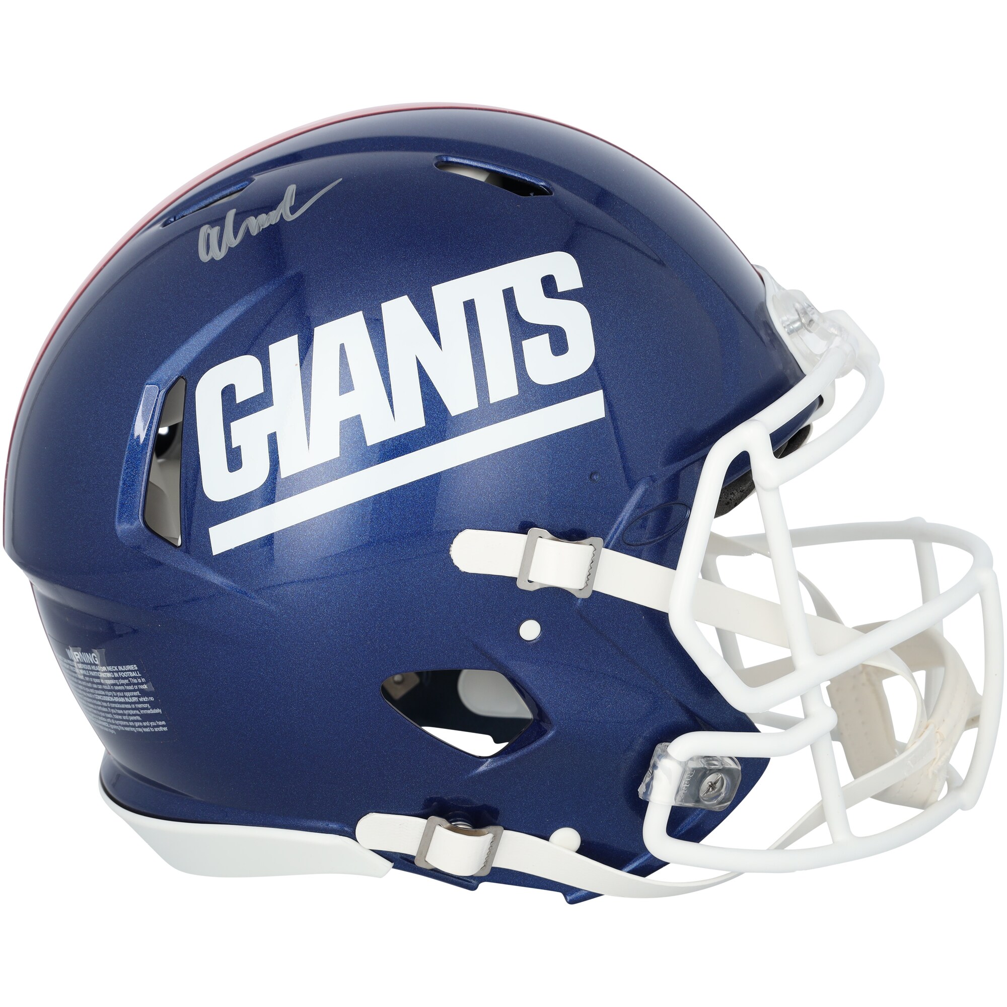 【公式シリアル番号付き】NFL ジャイアンツ アブドゥル・カーター 直筆サイン入り 実物大 ヘルメット Fanatics Authentic/ファナティクスオーセンティック (AUT PRO HELMET 45945)