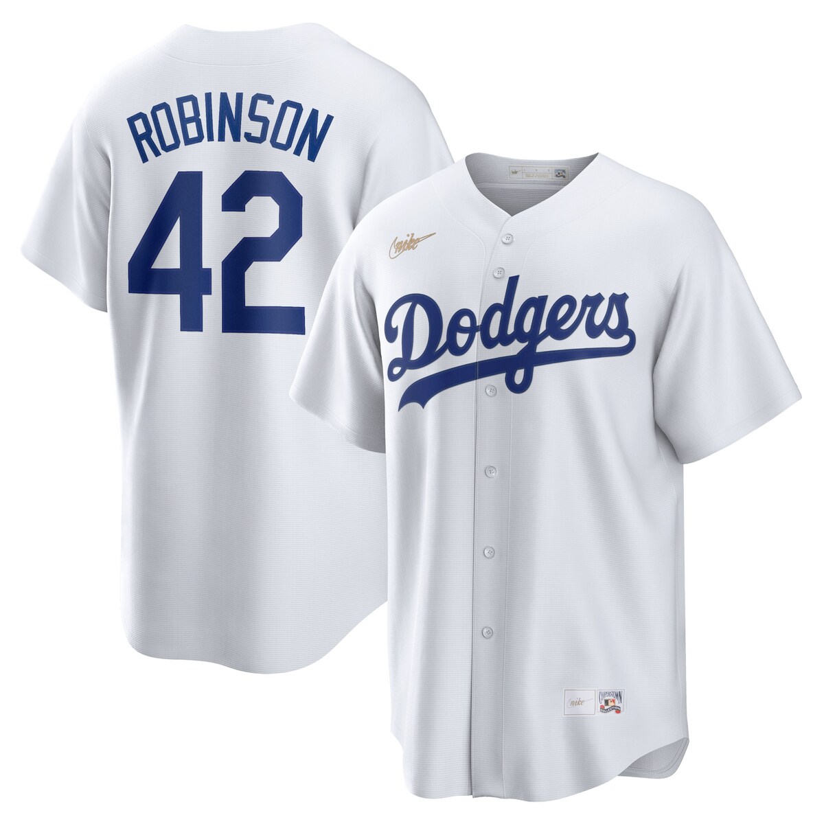 MLB ドジャース ジャッキー・ロビンソン ユニフォーム Nike ナイキ メンズ ホワイト MLB Nike Men s Official Cooperstown Player Jersey 