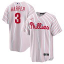 【公式グッズ】MLB フィリーズ ブライス・ハーパー レプリカ ユニフォーム Nike ナイキ メンズ ホワイト (Men's MLB Nike Officia...