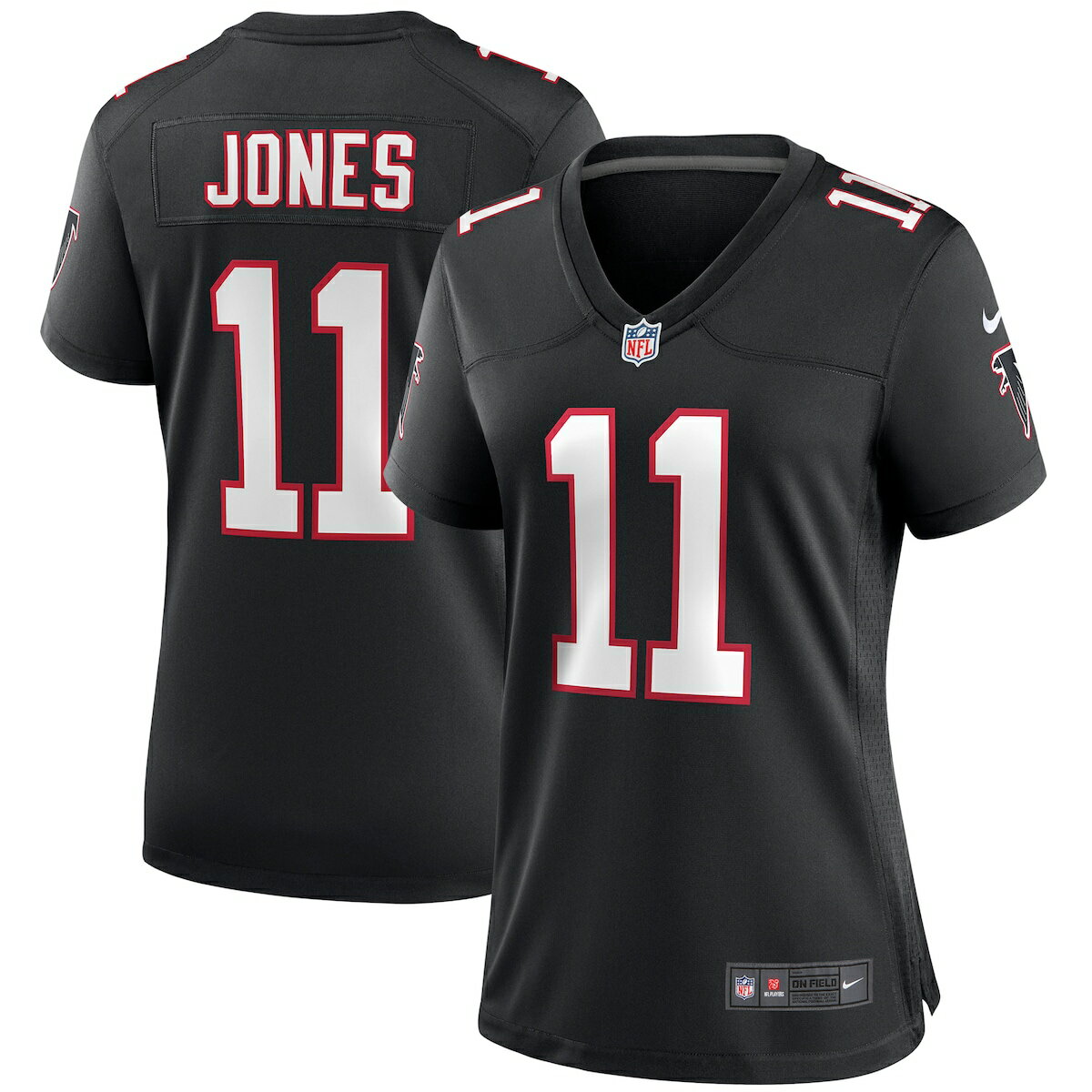 NFL ファルコンズ ジュリオ・ジョーンズ ユニフォーム Nike ナイキ レディース ブラック (Womens Nike Game NFL Jersey)