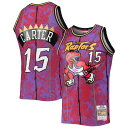 Mitchell & Ness' Hardwood Classics line lets you celebrate a new year with a little nostalgia thanks to this Vince Carter Toronto Raptors Lunar New Year Swingman jersey. It features a unique design with tackle twill graphics over mesh fabric. This one-of-a-kind jersey is a great way to pay homage to Vince Carter with a cultural touch.Officially licensedMesh fabricWoven jock tag at hemSide splits at waist hemMachine wash, line dryMaterial: 100% PolyesterSublimated graphicsTackle twill graphicsImportedSwingmanBrand: Mitchell & NessCrew neckSleeveless