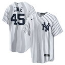 【公式グッズ】MLB ヤンキース ゲリット・コール レプリカ ユニフォーム Nike ナイキ メンズ ホワイト (Men's MLB Nike Official...