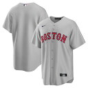 【公式グッズ】MLB レッドソックス レプリカ ユニフォーム Nike ナイキ メンズ グレイ (Men's Nike Replica Team Jersey)