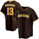 【公式グッズ】MLB パドレス マニー・マチャド レプリカ ユニフォーム Nike ナイキ メンズ ブラウン (Nike 2020 Men's Replica ...