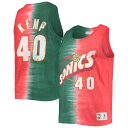 NBA スーパーソニックス ショーン・ケンプ タンクトップ Mitchell & Ness（ミッチェル＆ネス） メンズ グリーン (MNC NBA MEN'S TIE DYE COTTON N&N TANK)