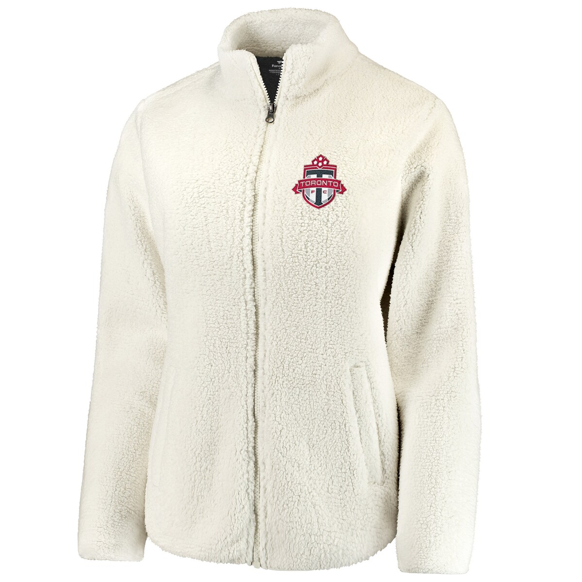 【公式グッズ】MLS トロントFC ジャケット Fanatics（ファナティクス） レディース クリーム (Women's FZ Sherpa Jacket)