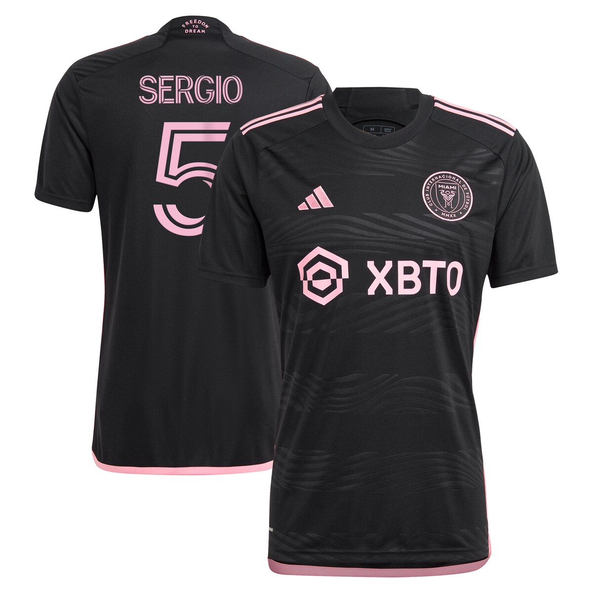 【公式グッズ】MLS インテルマイアミCF ブスケッツ レプリカ ユニフォーム Adidas/アディダス メンズ ブラック (ADI 2023 MLS Men'...