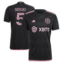 【公式グッズ】MLS インテルマイアミCF ブスケッツ レプリカ ユニフォーム Adidas(アディダス) メンズ ブラック (ADI 2023 MLS Men's Replica - Player)
