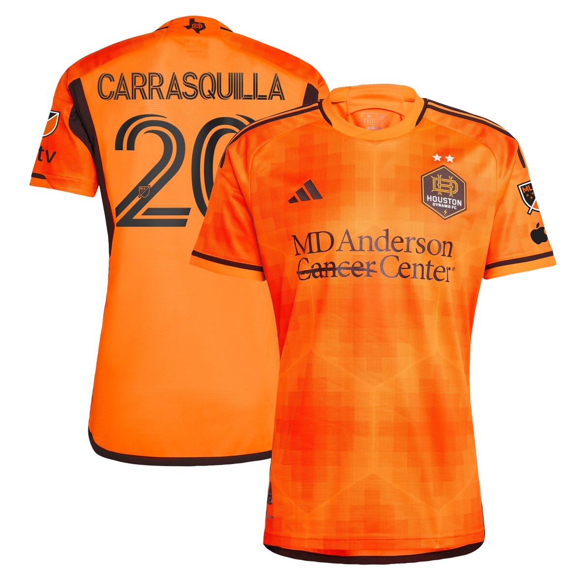 【公式グッズ】MLS ダイナモFC カラスキージャ オーセンティック ユニフォーム Adidas（アディダス） メンズ オレンジ (15873 JERMENACS)