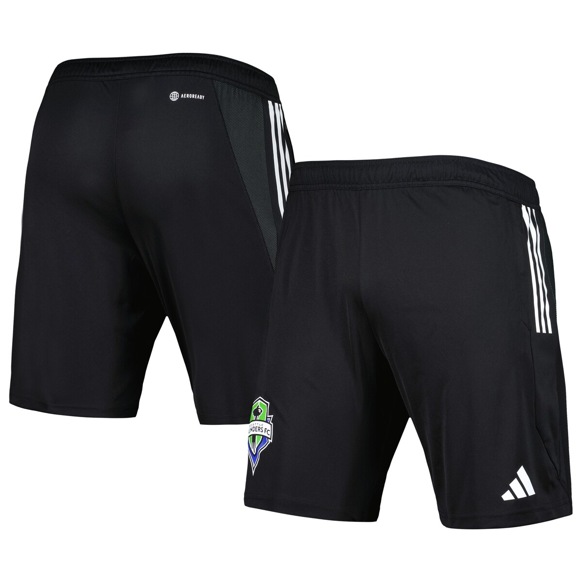 【公式グッズ】MLS サウンダーズFC サッカー用 ショーツ Adidas（アディダス） メンズ ブラック (ADI S23 Men's Training Short)