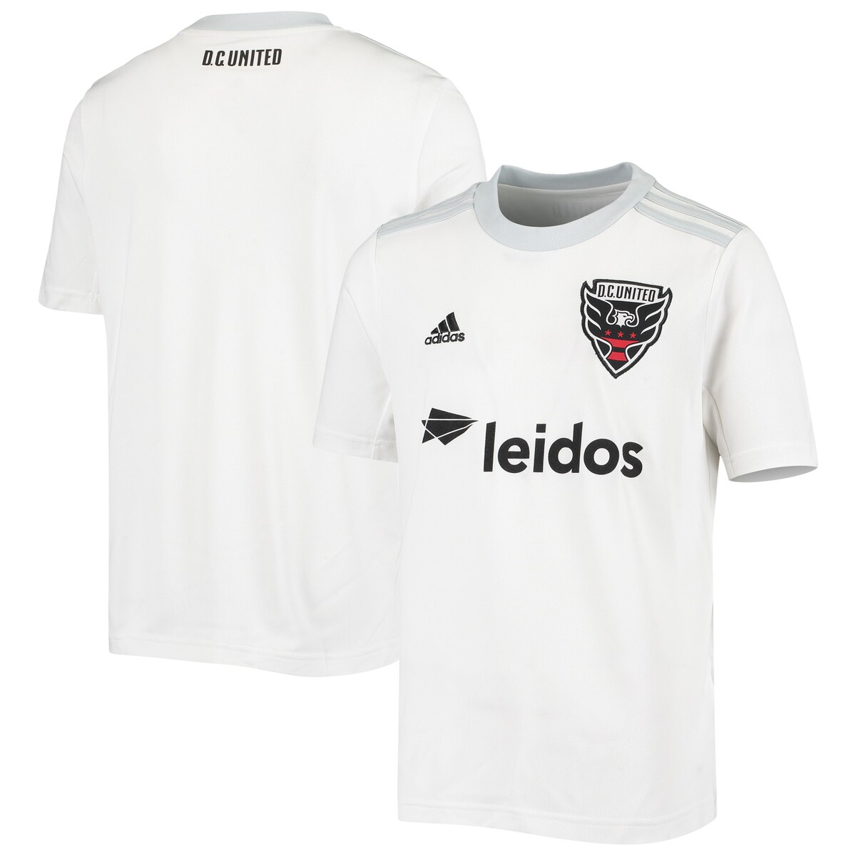 MLS D.C.ユナイテッド オーセンティック ユニフォーム Adidas(アディダス) メンズ ホワイト (IVRCV19 Men's Authentic Blank Secondary SS Jersey)