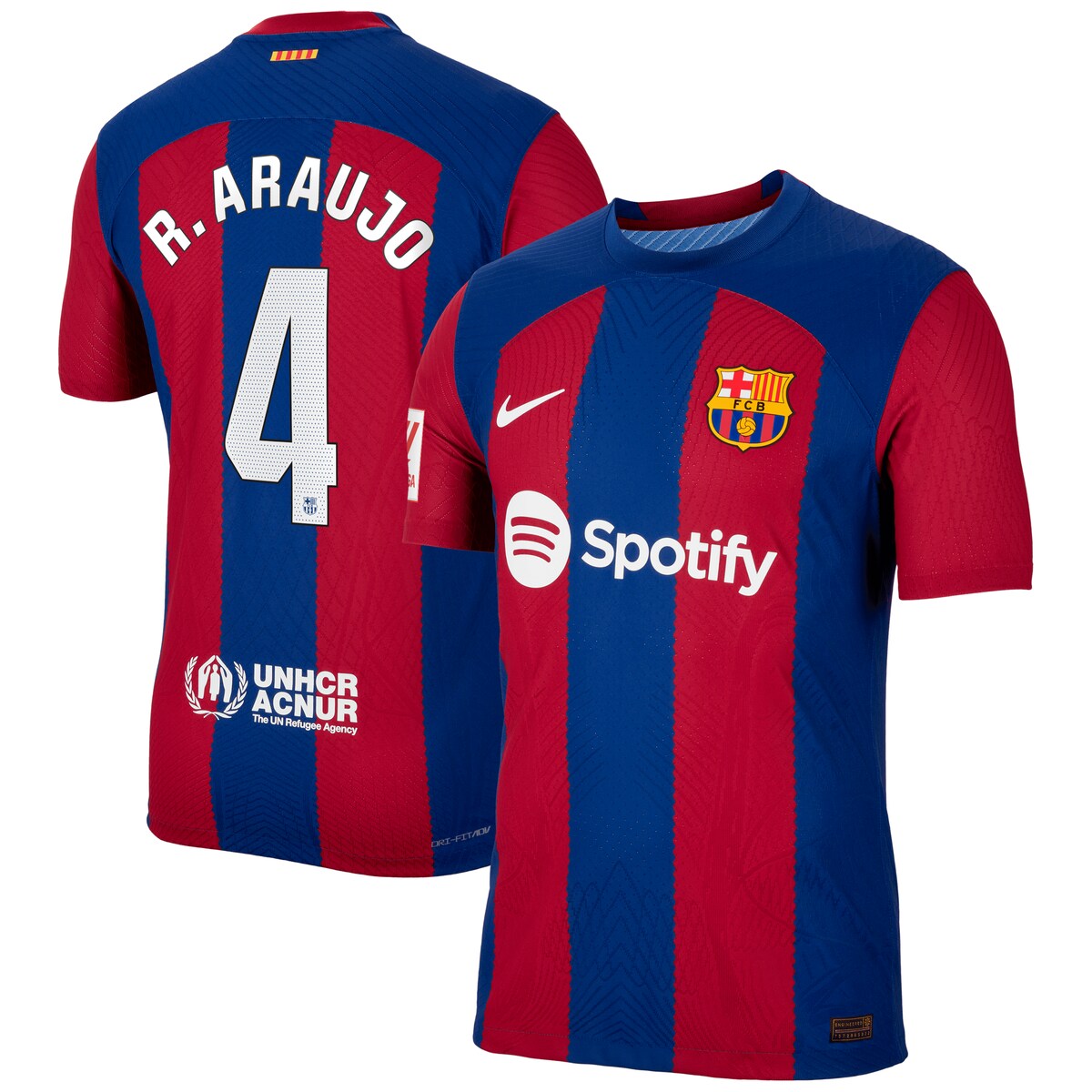 ラ・リーガ バルセロナ アラウホ オーセンティック ユニフォーム Nike ナイキ メンズ ロイヤル (NIK 2023/24 Men's Authentic Jersey - Player)