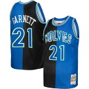 Showcase your love for Minnesota Timberwolves great Kevin Garnett by sporting this 1995/96 Split Swingman jersey by Mitchell & Ness. It features a throwback Hardwood Classics design with noticeable Kevin Garnett graphics that boast your team spirit loud and proud. Additionally, mesh fabric and a lightweight construction offer comfort and breathability.Sublimated graphicsSwingman ThrowbackImportedMaterial: 100% PolyesterMachine wash, line dryOfficially licensedBrand: Mitchell & NessSide split hemMesh fabricSleevelessWoven jock tagHeat-sealed fabric applique