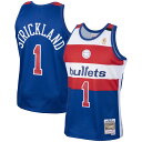 Feel like you're ready to take to the court with all of the pure shooting ability of Rod Strickland when you grab this Rod Strickland 1996-1997 Authentic Hardwood Classics Swingman jersey. This official jersey from Mitchell & Ness features classic trims and Washington Bullets graphics along with the player name and number, so casual and die-hard basketball fans will know who you love and what era you came up in. Before you head to the next Washington Bullets game, put on this incredible jersey and put your enthusiasm for Rod Strickland on display.Machine wash, line drySide splits at waist hemPulloverBrand: Mitchell & NessWoven jock tag at hemRib-knit collar and arm openingsSleevelessHeat-sealed tackle twill appliqueImportedV-neckOfficially licensedSwingmanHeat-sealed NBA logoMesh fabricMaterial: 100% PolyesterClassic design