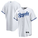 MLB ロイヤルズ レプリカ ユニフォーム Nike ナイキ メンズ ホワイト (MLB Men's Nike Replica Team Blanks - NTP)