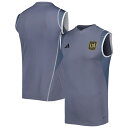 MLS LAFC ユニフォーム Adidas（アディダス） メンズ グレイ (ADI S23 Men's Sleeveless Training Jersey)