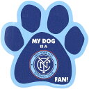 Let everyone know that your favorite four-legged passenger cheers for the New York City FC. This Paw car magnet is a simple way to show off your team pride-and your pup's!Material: 100% Magnetic VinylPrinted graphicsSurface washableMade in the USABrand: All Star DogsOfficially licensedMeasures approx. 5.5'' x 5.5''