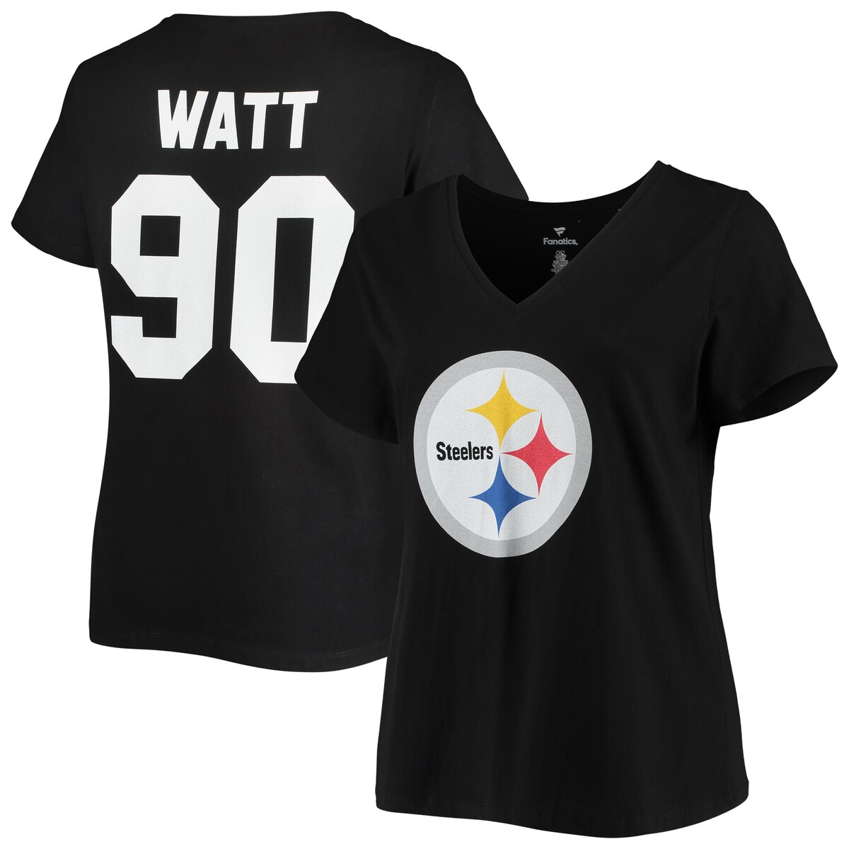 Rakuten - 【公式グッズ】NFL スティーラーズ T.J.ワット Tシャツ Fanatics/ファナティクス レディース ブラック (Women's Plus Size Player N&N SST)