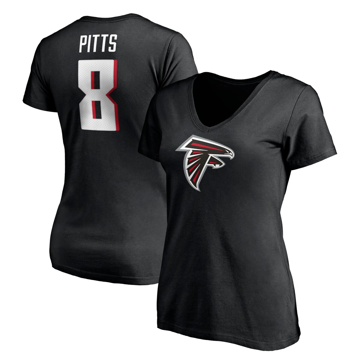 NFL ファルコンズ カイル・ピッツ Tシャツ Fanatics（ファナティクス） レディース ブラック (Women's Player Icon N&N SST - EXPIRED)