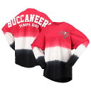 【公式グッズ】NFL バッカニアーズ 長袖 Tシャツ Fanatics/ファナティクス レディース レッド (21 Ombre Spirit Jersey LS...