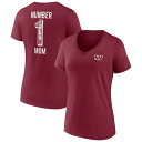 【公式グッズ】NFL コマンダーズ Tシャツ Fanatics(ファナティクス) レディース バーガンディ (22 Women's Mother's Day V...