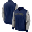 Show off your loyalty to the Milwaukee Brewers in this Iconic Record Holder windbreaker bomber jacket. Fanatics Branded created a lightweight layer with a two-tone design that draws attention to the large Milwaukee Brewers graphics across the front. A full-zip closure allows you to easily adapt the level of protection based on wind conditions.Machine wash, tumble dry lowOfficially licensedMaterial: 100% PolyesterImportedLightweight windbreaker suitable for mild temperaturesLong sleeveFull ZipBrand: Fanatics BrandedTwo front pocketsStand-up collarTackle twill appliqueEmbroidered fabric applique