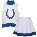 NFL コルツ ワンピース Outerstuff（アウタースタッフ） ガールズ ホワイト (22 Girls Junior Camp Cheer Dress)