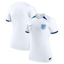 Suit up with the colors of the nation you love. This England Women's National Team 2023 Home Stadium Replica Jersey from Nike is the perfect way to show your passion. The Dri-Fit technology and fresh England Women's National Team graphics will make you the coolest fan around.Dri-FIT technology wicks away moistureOfficially licensedReplicaShort sleeveMachine wash, tumble dry lowSewn on embroidered team crest on left chestMaterial: 100% PolyesterTagless collar for added comfortImportedVentilated mesh panel insertsBrand: NikeWoven Authentic Nike jock tag on left hemEmbroidered Nike logo on right chest