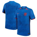 Look and feel like the real deal by adding this 2023 Away Authentic Jersey to your game day wardrobe. This Nike jersey features Dri-FIT technology that keeps you dry and comfortable for all 90 minutes of the match. Its replica design and USMNT graphics will have you feeling like you're part of the squad when the team takes the pitch on matchday.Sewn on embroidered team crest on left chestMaterial: 100% PolyesterOfficially licensedDri-FIT technology wicks away moistureMachine wash, tumble dry lowJersey Color Style: AwayVentilated mesh panel insertsImportedAuthenticTagless collar for added comfortEmbroidered Nike logo on right chestBrand: NikeWoven Authentic Nike jock tag on left hem