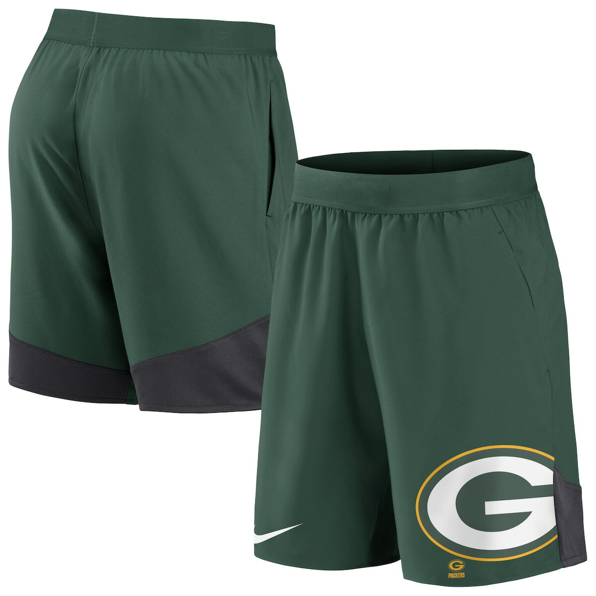 ナイキ ルームウェア メンズ NFL パッカーズ ショートパンツ Nike ナイキ メンズ グリーン (Men's NFL 23 Nike Stretch Woven Short)