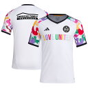 MLS アトランタ・ユナイテッドFC プレマッチトップ Adidas（アディダス） メンズ ホワイト (ADI F23 Men's Pride Pre-Match Top)