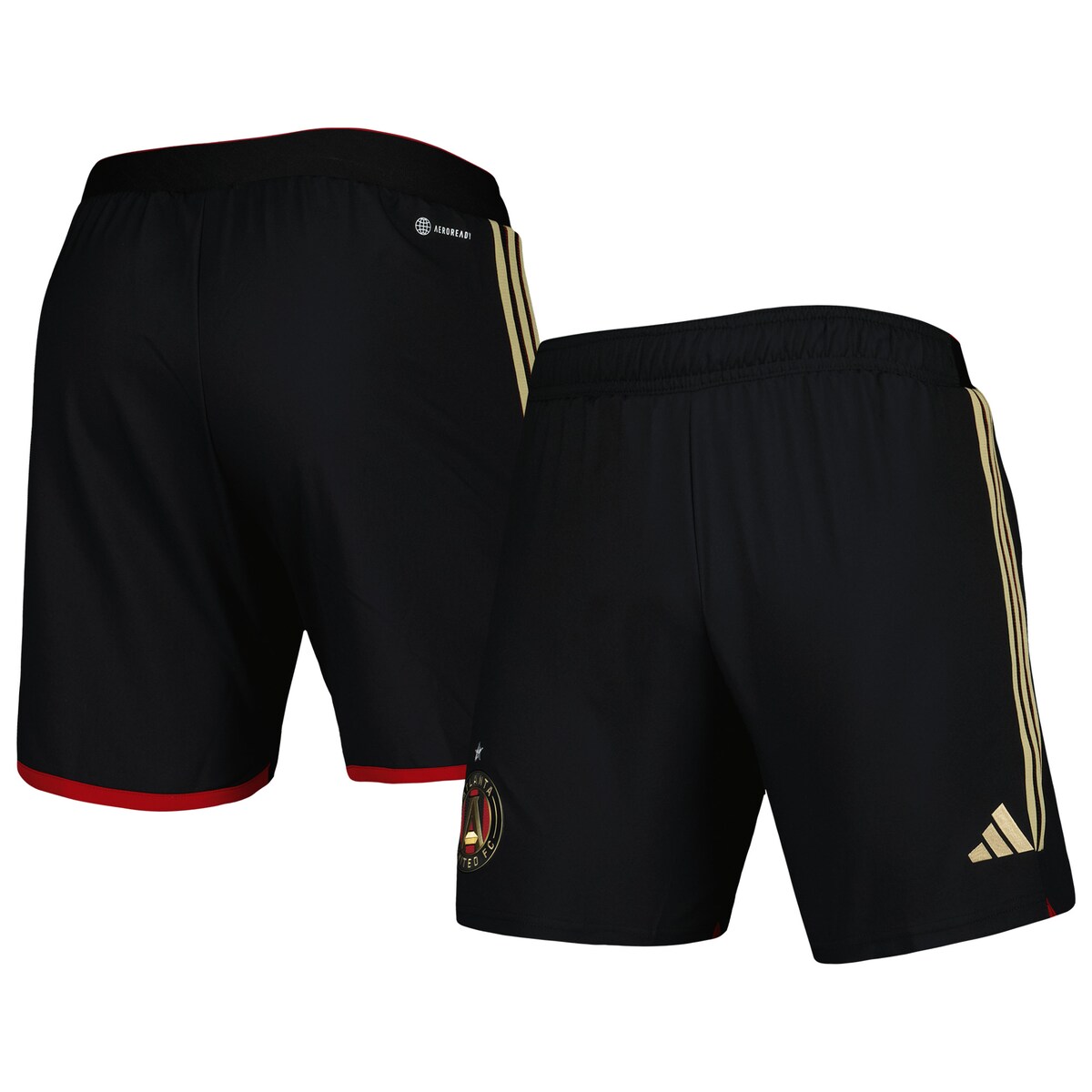 MLS アトランタ・ユナイテッドFC サッカー用 ショーツ Adidas（アディダス） メンズ ブラック (ADI S23 Men's Authentic Short)