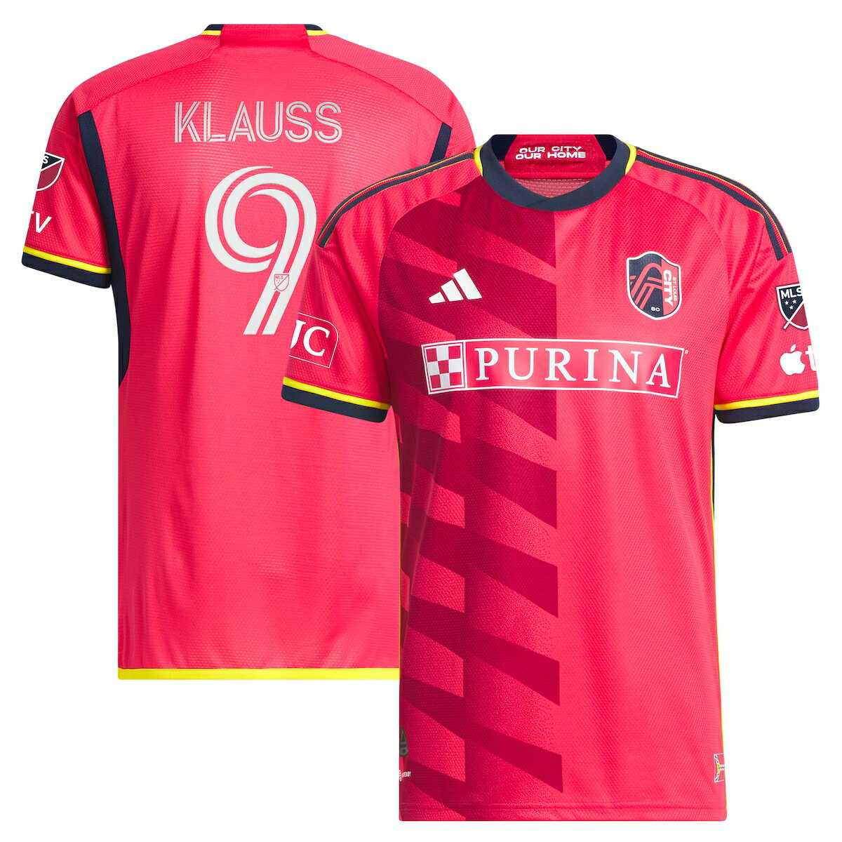 【公式グッズ】MLS セントルイス・シティSC クラウス オーセンティック ユニフォーム Adidas/アディダス メンズ レッド (15873 JERMENA...