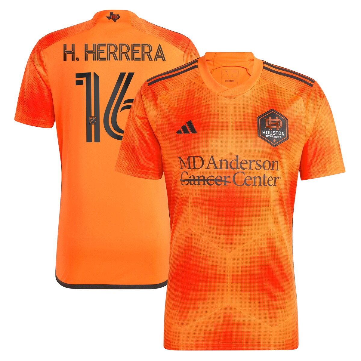 MLS ダイナモFC エレーラ レプリカ ユニフォーム Adidas（アディダス） メンズ オレンジ (15874 JERMENCRP)