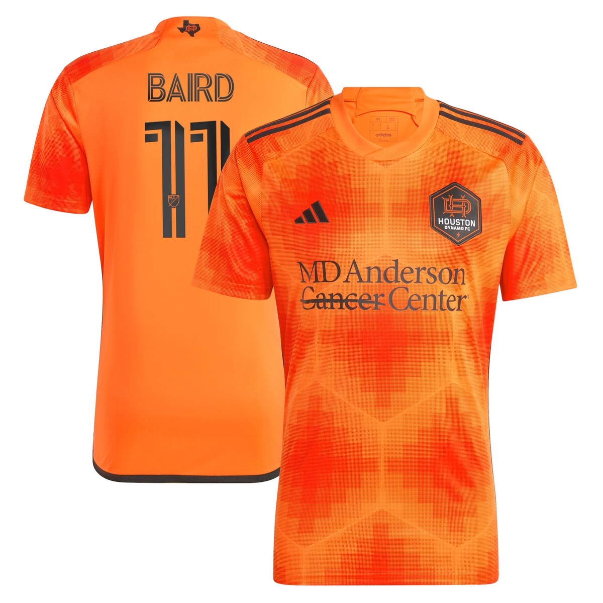 MLS ダイナモFC ベアード レプリカ ユニフォーム Adidas（アディダス） メンズ オレンジ (15874 JERMENCRP)