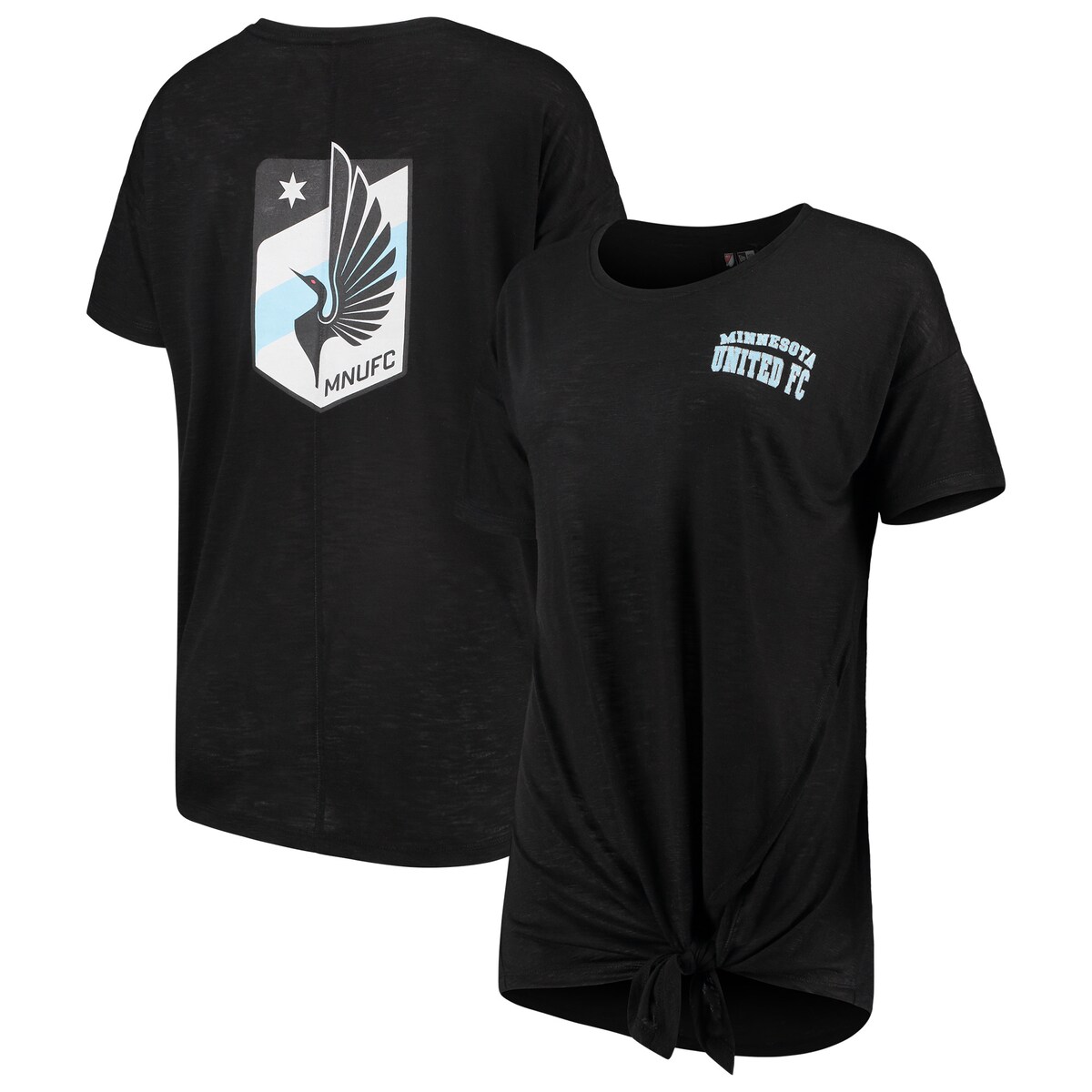 MLS iCebhFC TVc 5th & Ocean by New Era fB[X ubN (NWE S19 Women's Slub Scoop Neck SS Tee)