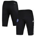 MLS ニューヨーク・シティFC トレーニングパンツ Adidas(アディダス) メンズ ブラック (ADI S23 Men's Training 1/2 Pa...