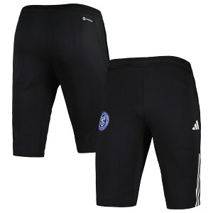 MLS ニューヨーク・シティFC トレーニングパンツ Adidas（アディダス） メンズ ブラック (ADI S23 Men's Training 1/2 Pant)