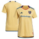 【公式グッズ】MLS ソルトレイク レプリカ ユニフォーム Adidas/アディダス レディース ゴールド (15879 JERLADCRP)