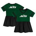 【公式グッズ】NFL ジェッツ ワンピース Outerstuff(アウタースタッフ) トドラー グリーン (24 Toddler Stadium Lights Fashion Jersey Dress)